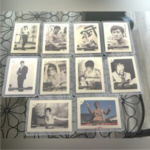 💜3/$20💜 10 Bruce Lee Dragon 2024 Silver Chrome Refractor Movie Cards WORTH $100